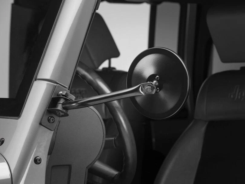 Espejos retrovisores de liberación rápida Smittybilt Jeep JK/TJ - se adapta a 97 a 2013 JK/TJ - caja abierta Foto 3 de 4