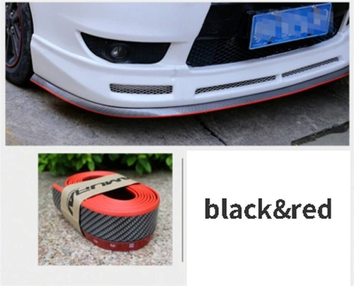 Tira protectora de goma universal para parachoques delantero de coche - Imagen 34 de 37