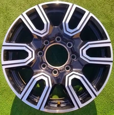 Factory GMC Sierra 2500 Wheel TPMS 20 inch Black w Machined OEM HD 2500HD 5950