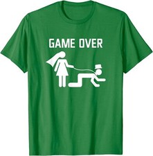 Funny Bride Groom Wedding Bachelor Bachelorette Party Unisex T-Shirt