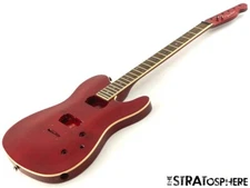 Fender Flame Maple Top Tele BODY + NECK FMT Set Neck Crimson Red $20 OFF