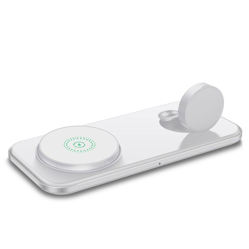Wireless Charger Dock 2in1 Charging Station For Samsung Galaxy Watch 7/6 S24 S23 - Picture 26 of 26