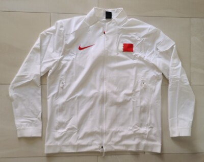 Men's Size XL Nike Bahrain International Team Pro Elite Jacket CI6367-100 White 