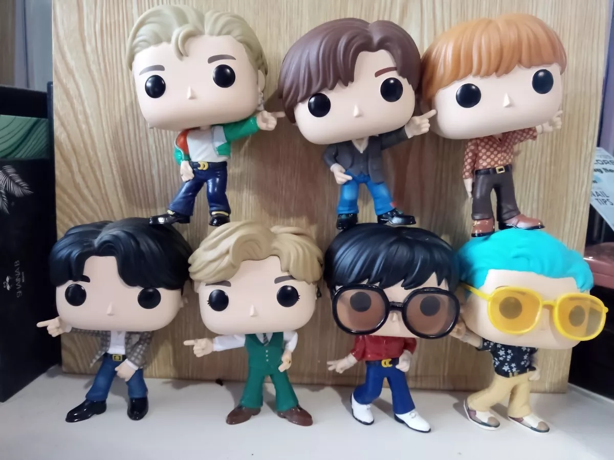 BTS Funko Pops All 7 Dynamite Collection