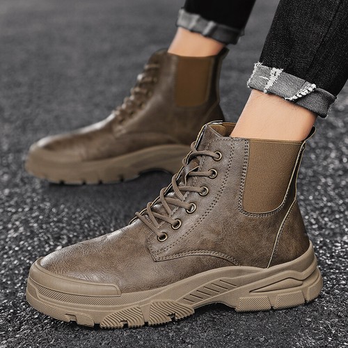Ankle Riding Boots Lace Up Casual 