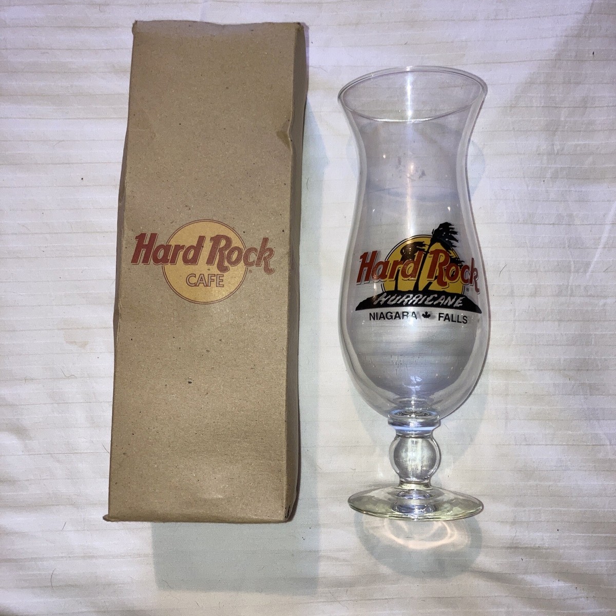 Hard Rock Cafe Niagara Falls Hurricane Glass - With Box | eBay