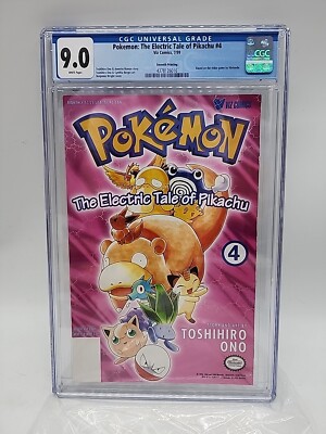 Pokemon: The Electric Tale Of Pikachu #4 1999 CGC 9.0 NM/MINT (Seventh Print)