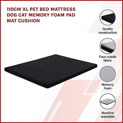 Palermo 110CM XL Pet Bed Mattress Dog Cat Memory Foam Pad Mat Cushion - Picture 3 of 8