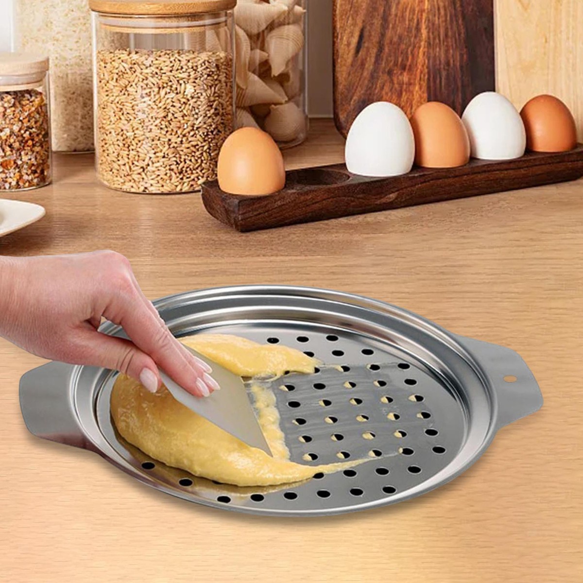 Spaetzle マッキーナ・ニョッキッティ ステンレス製 調理器具 Spaetzle Maker Lid Stainless Steel Making Tool Manual
