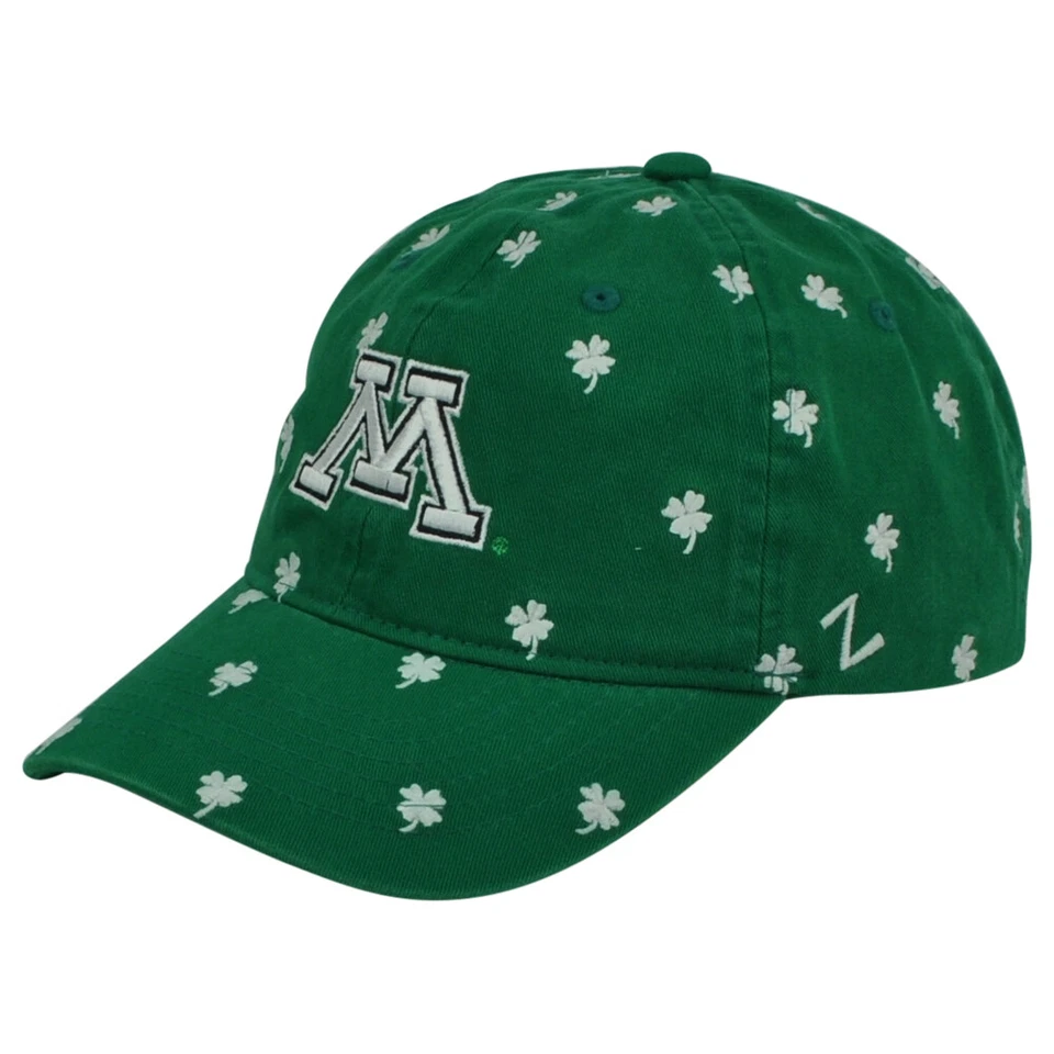 NCAA Zephyr Minnesota Golden Golphers Trébol Encantado Mujer Gorra Ajustable Foto 2 de 4