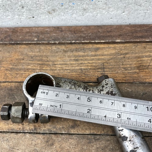 Vintage Steel Stem Balloon Tire Klunker 40s 50s Quill Postwar Neck Cruiser Bike - Picture 9 of 11