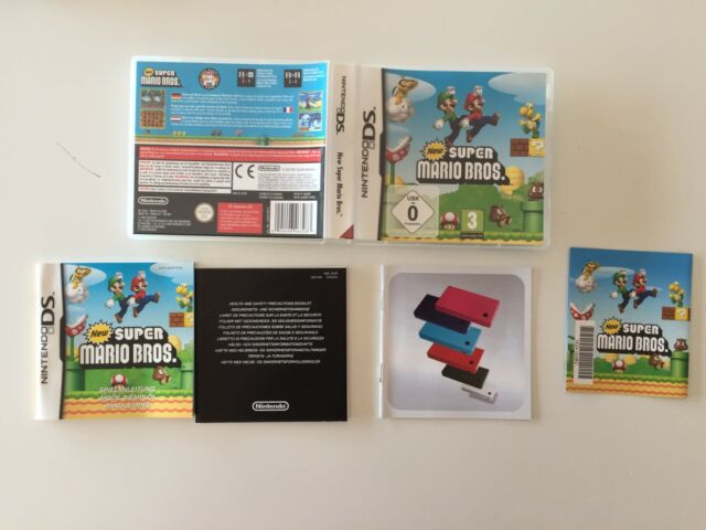 Boite/notice/VIP card New super mario bros Nintendo DS FR (sans le jeu) Boite/notice/VIP card New super mario bros Nintendo DS FR (sans le jeu)