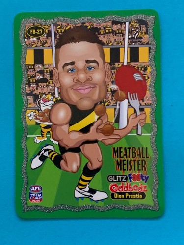 2021 AFL Teamcoach Footy Odd Bodz Glow or Glitz Cards .Single Cards.Very Good. - Picture 29 of 43
