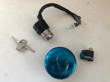 UN KIT SERRURE CONTACT CONTACTEUR NEIMAN BOUCHON SERRURE CLE SUZUKI 125 GN 