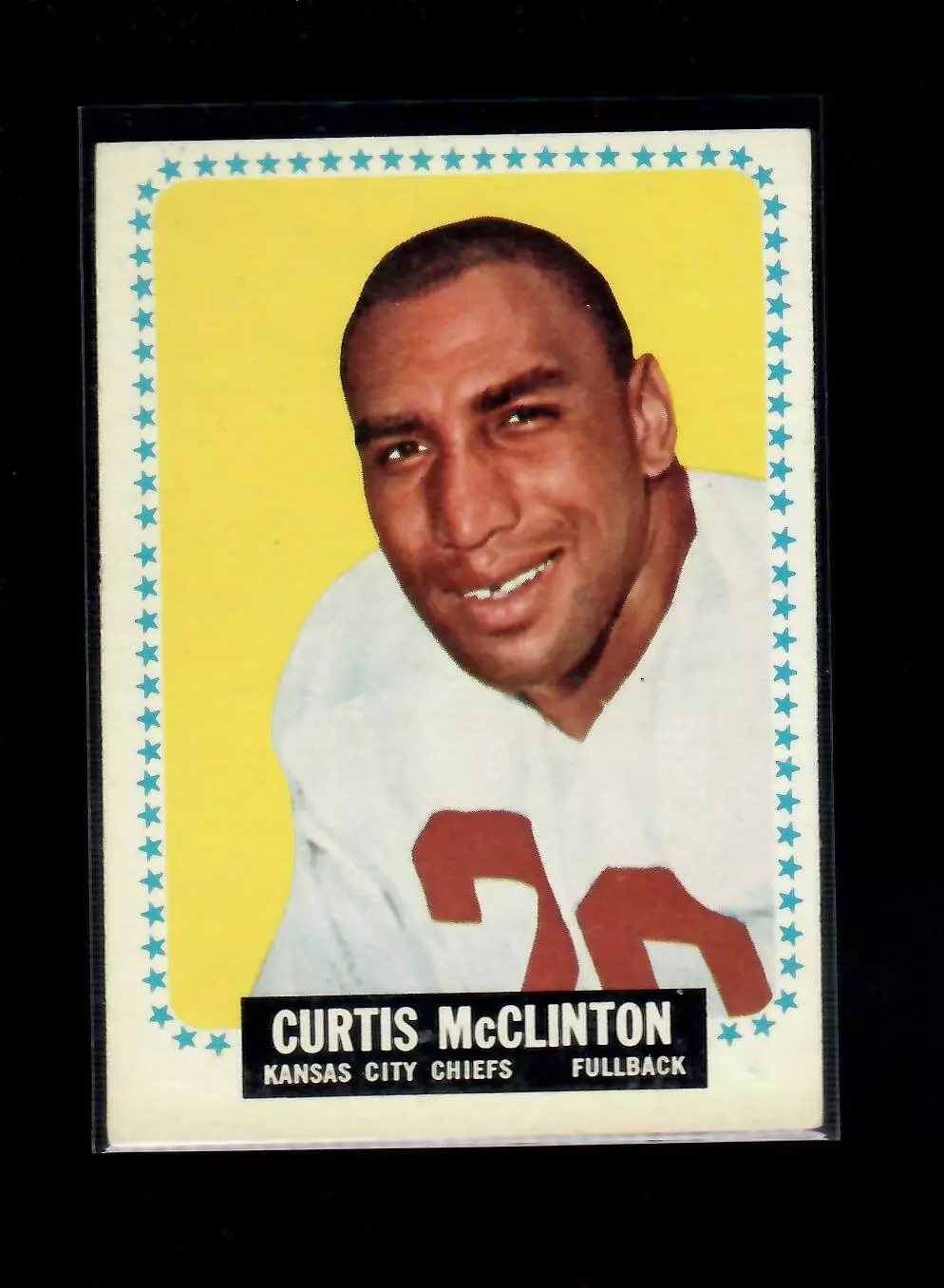 1964 TOPPS FOOTBALL # 103 CURTIS McCLINTON NICE CARD