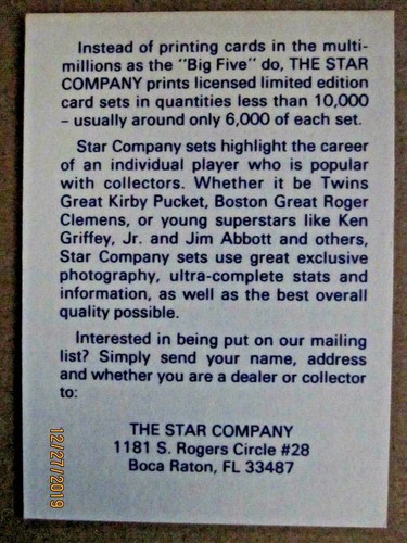 1989 STAR COMPANY BASKETBALL NO NUMBER KARL MALONE CAMPIONE PROMOZIONALE AD CARD - Foto 2 di 6