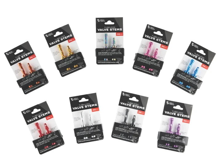 Wolf Tooth Components Tubeless Valve Stem Kit | 44mm 60mm | All Colors