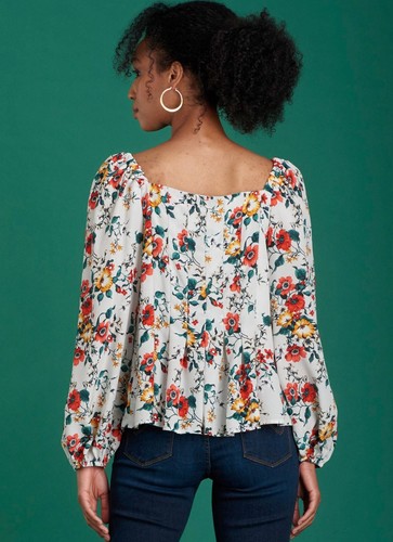SIMPLICITY 9452 MISSES BLOUSES TOPS Sewing Pattern Sizes 6-14 & 16-24 Skill EASY - Picture 5 of 10