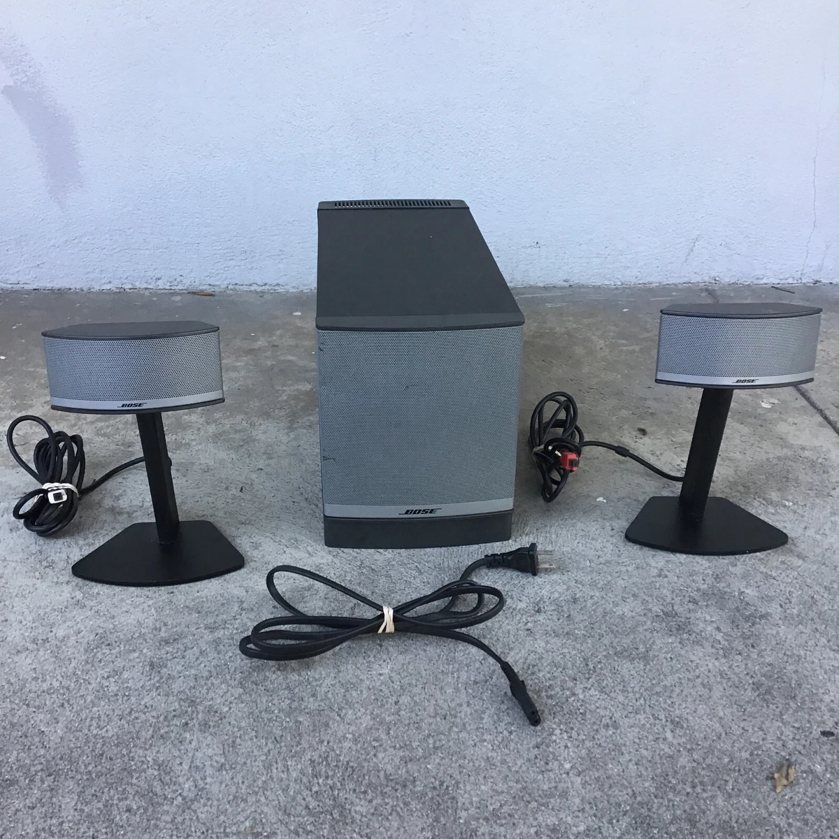 Bose Companion 5 Tested Multimedia Speaker System Subwoofer Left Right  Speakers