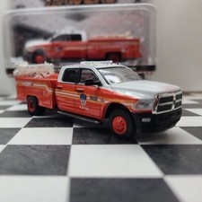 Greenlight 2018 Ram 3500 Dually Crane NYC FDNY Fire 🔥 RESCUE Truck  1:64 SCALE