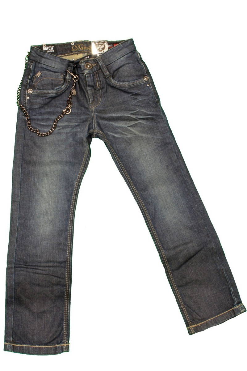 Pantalone Jeans da bambino Datch casual junior moda con catena