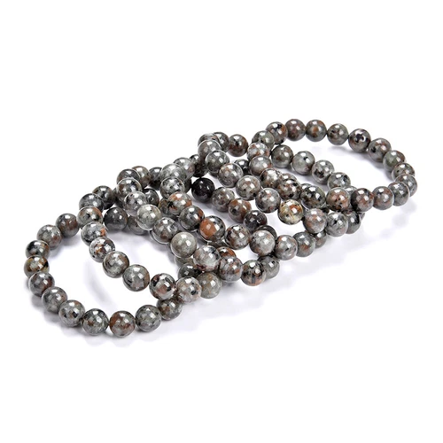 Natural Yooperlite UV Reactive Gemstone 8MM 10MM 7.5 inch Round Bracelet(S21) - Picture 3 of 3