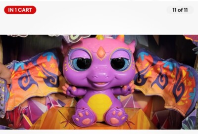 FurReal Moodwings Baby Dragon Interactive Pet Toy, 50+ Sounds & Reactions - New!