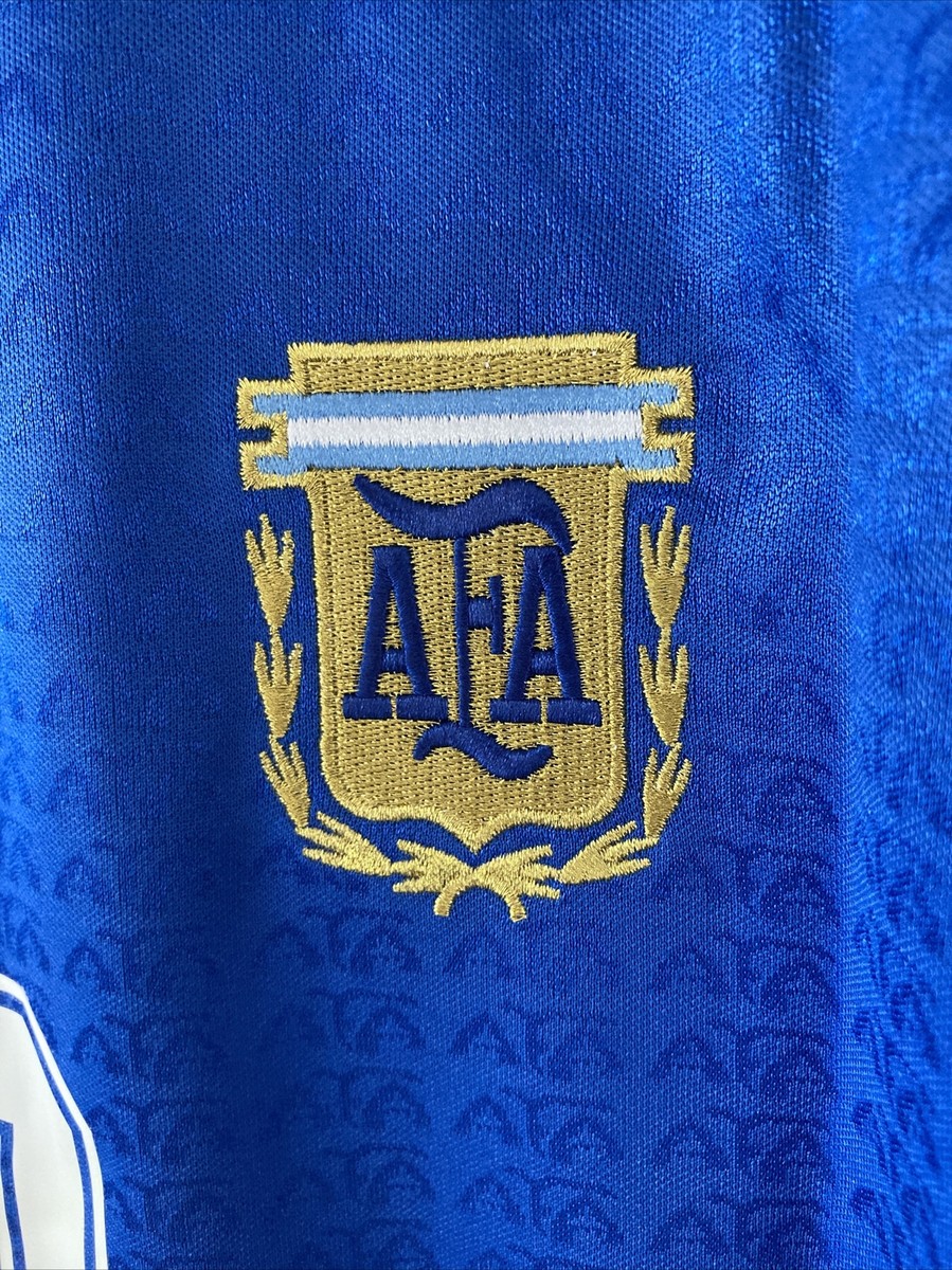 Argentina 1994 World Cup USA Away Shirt Maradona 10 Iconic Jersey