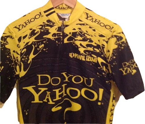 Camiseta deportiva de ciclismo Pearl Izumi de Yahoo para hombre S pequeña amarilla negra - Imagen 2 de 5