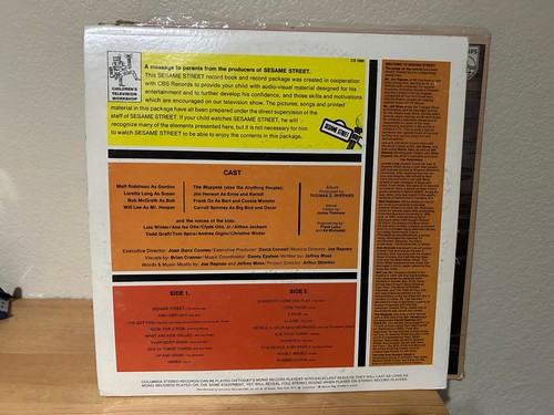 SESAME STREET ORIGINAL CAST BOOK AND RECORD / 1970 / WITH BOOKLET - Picture 5 of 5