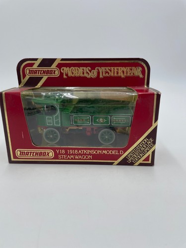 Matchbox Models of Yesteryear Y18 1918 Atkinson Model D Steam Wagon New in Box