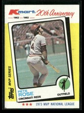 1982 Topps Kmart 20th Anniversary AL & NL MVP's #24 Pete Rose