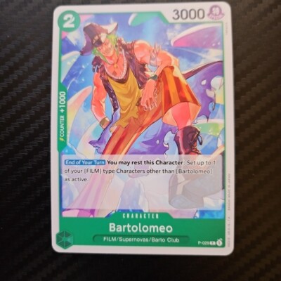 Bartolomeo P-029 PRB01 One Piece TCG Non-Foil | eBay