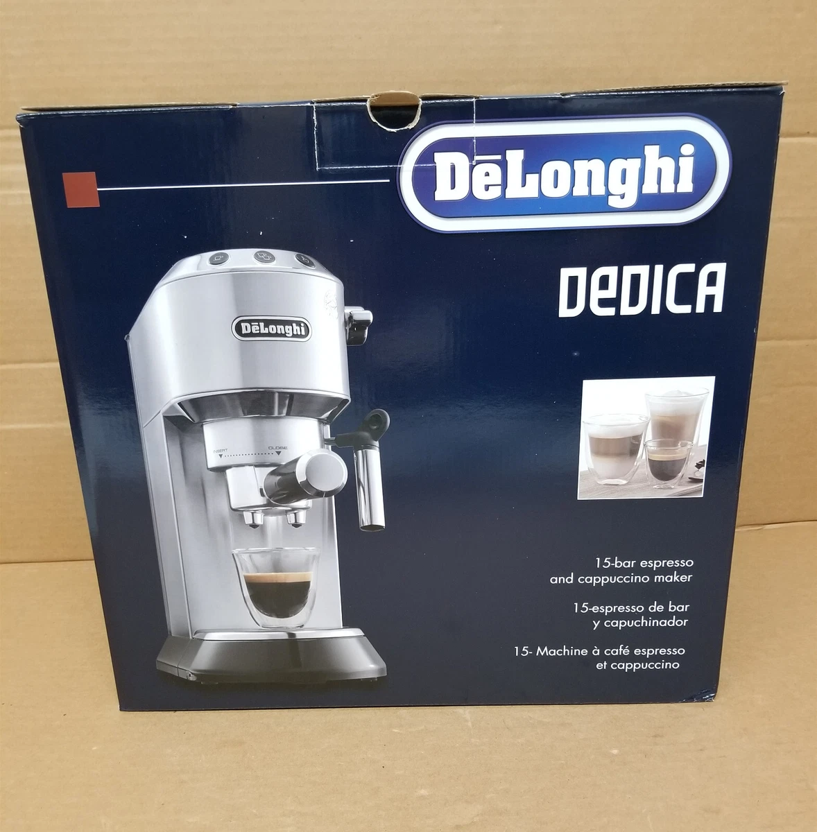 Cafetera Manual Delonghi Dedica Metal 