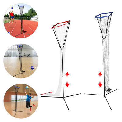 Volleyball Training Net Iron Frame Practice Net for Spiking Backyard Outdoor NEW