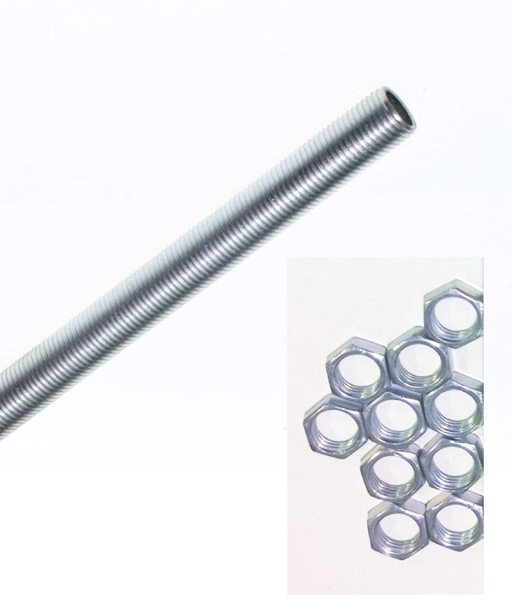 YOKIVE 5pz Lampada Tubo Capezzolo, 10cm Lunghezza M10 Completo