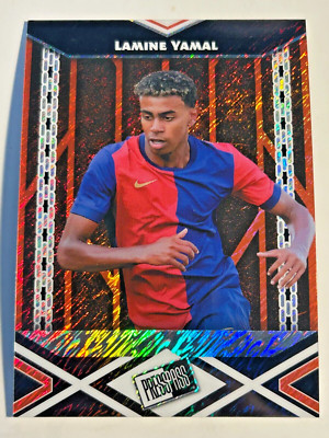 2024 Leaf Metal Press Pass LAMINE YAMAL FC Barcelona Orange