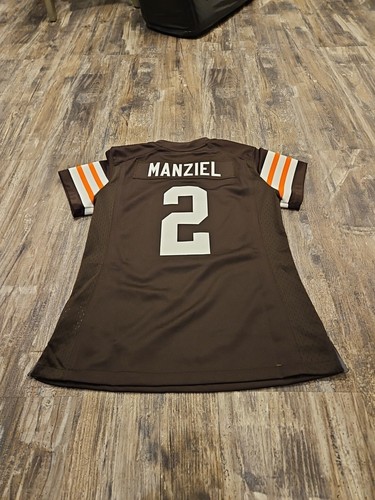 Women's Nike On Field Cleveland Browns Johnny Manziel Jersey Sz Small - Picture 7 of 9