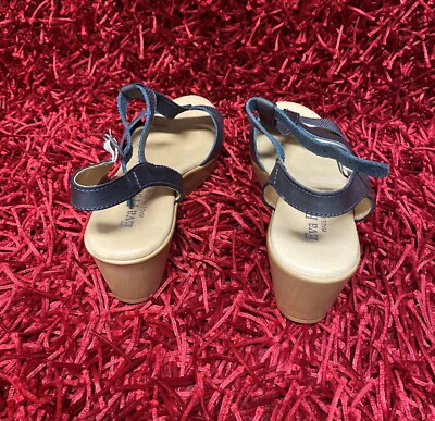 Sandales à Talon Eva Frutos – Femme Taille 41 – Noir Cuir – Neuf