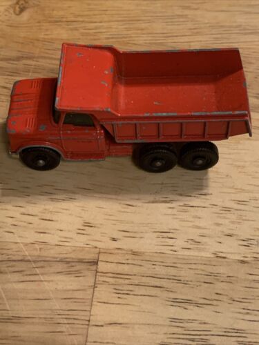 Vintage Lesney Matchbox #48 Dodge Dumper Truck 1967 Red England - Picture 3 of 9