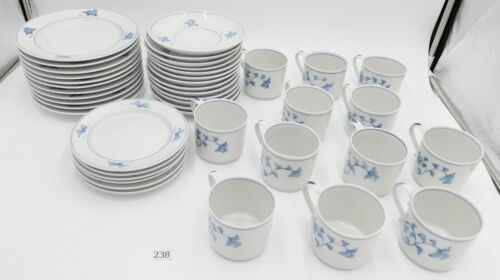 42 pièces ROYAL COPENHAGUE "NOBLESSE" assiettes tasses thé café service porcelaine - Photo 1/12