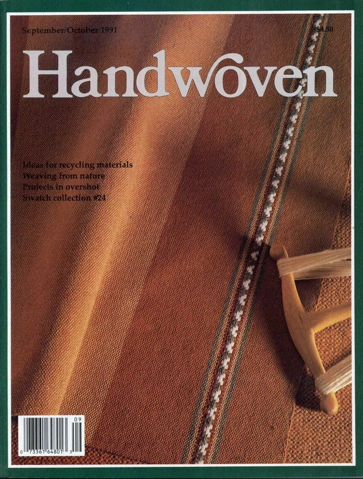 Tessuto a mano di Interweave Press 1991 volume 12 n. 1-5 - Immagine 4 di 4