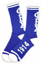 Phi Beta Sigma M4 Socks Royal Blue