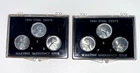 1943 Steel Cent WWII Wartime Issue Lincoln Cents (P, D, S Mints) Lot Of 2 Sets