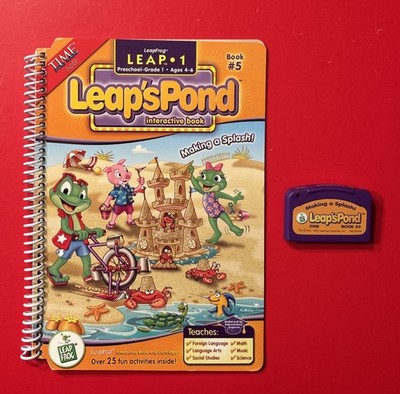 LeapPad Leap 1 Interactive Book LeapFrog Book #5 Preschool - Grade 1 2001 2002