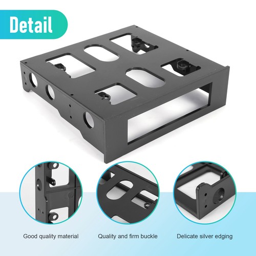 3.5 to 5.25 Hard Drive Drive Bay Front Bay Bracket Adapter,Mount 3.5 Inch7027 - Photo 5/8