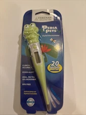 NEW Kids Digital Thermometer Frog Flexible Tip 20 Second Read Out Fever Alert