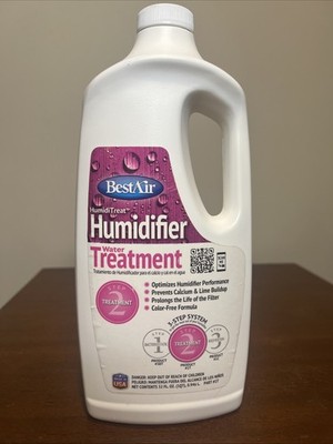 BEST AIR Humiditreat Humidifier Water Treatment 2 Prevents Calcium Lime 32 oz