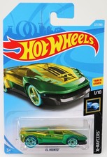 Hot Wheels El Viento X-Raycers Foreign Series - FKB94 NRFP Yellow/Green 1:64