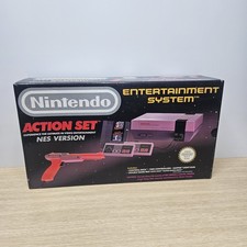 Nintendo Entertainment System NES Action Set Console Bundle w/ Box, Zapper 